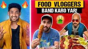 VIRAL INDIAN FOOD VLOGGERS ROAST! 🤮 (PLZ STOP)