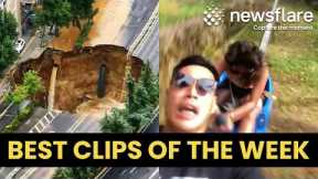 Giant Sinkhole In City - Best Clips Of The Week #5