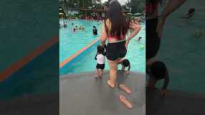 Daughter Accidentally Pulled Into Pool