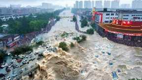 SCARY Flash Floods In CHINA! Millions Evacuated, Many People & Homes Swept Away!