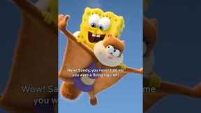 she's a FLYING SQUIRREL?! Saving Bikini Bottom: The Sandy Cheeks Movie is now on Netflix