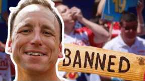 Joey Chestnut BANNED from Nathan's Hotdog Contest, Now He Speaks Out