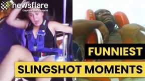 Top 8 Funniest Slingshot Ride Reactions Ever