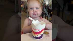 Toddlers First Brain Freeze Reaction