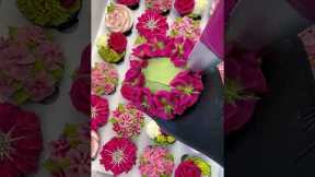 Master Baker Creates Floral Cupcakes