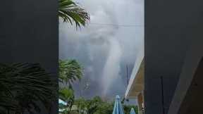 Incredible Waterspout Tornado Seen In The Sky