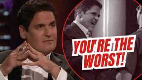 Mark Cuban BULLIES Entrepreneur with Worst Shark Tank Pitch Ever