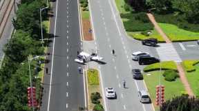 Plane Crash Lands On Public Highway || Newsflare