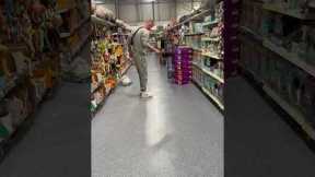 Supermarket Football Trick Goes Wrong