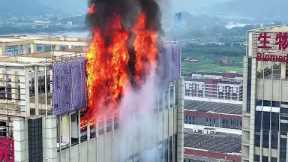 World's Largest High-Rise Firefighting Drill || Newsflare