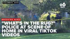 WATCH LIVE: Police at a Columbus home at center of viral buried rug TikTok videos