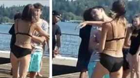 INSTANT KARMA CAUGHT ON CAMERA