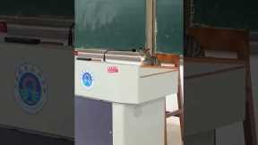 Cat spotted on podium at college