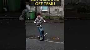 He Got A Scooter Off Temu 🤣 #fail