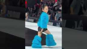 Sassy girl shows off her catwalk skills