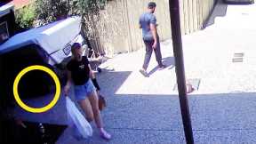 Dogs Team Up Against Delivery Driver