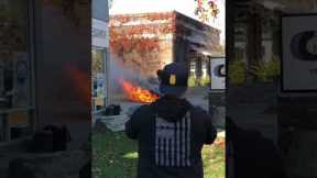 Tesla Catches Fire In California!