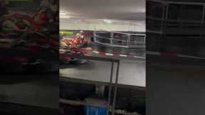Go-Kart Uses Another As Ramp