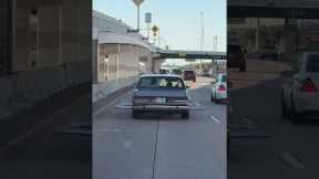 Guy Has Insane Spiked Rims On Car