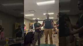 Deputy Takes Taser Like A Boss