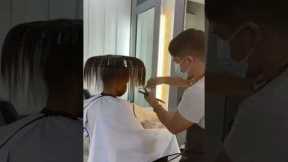 Barber Uses Insane Hair Cutting Method