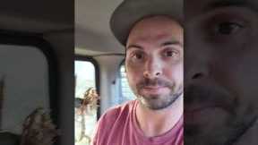 Bulldozer Operator Has A Close Call