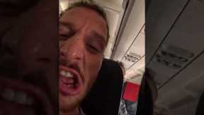 Guys make fun of crying baby on flight