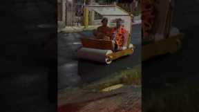 Flintstones Roll Up to Halloween Party