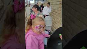 Facepainting A Beautiful Rose Garden