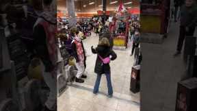 Man Scares Shoppers As Fake Animatronic