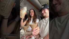 Making Cocktails On A Plane