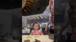 Baby Does 'Happy Dance' For Food