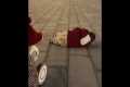 Child Pretends To Be Hit By Toy