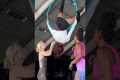 Aerial Gymnast Gets STUCK In Hoop