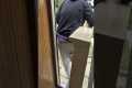 Man Trapped By Doorway Wedgie