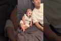 Baby Chilling With Dad In Beauty Face 