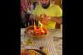 Chef Serves Flaming Pizzas