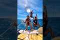 She Falls Off Human Pyramid On Boat