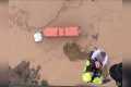Intense Helicopter Rescues In Flooded 