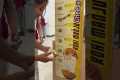 Customer Wins Cheese Pull Challenge